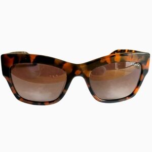 Vogue Sunglasses Dark Havana Tortoisehell Brown Gradient Lens Womens VO5524-S W6